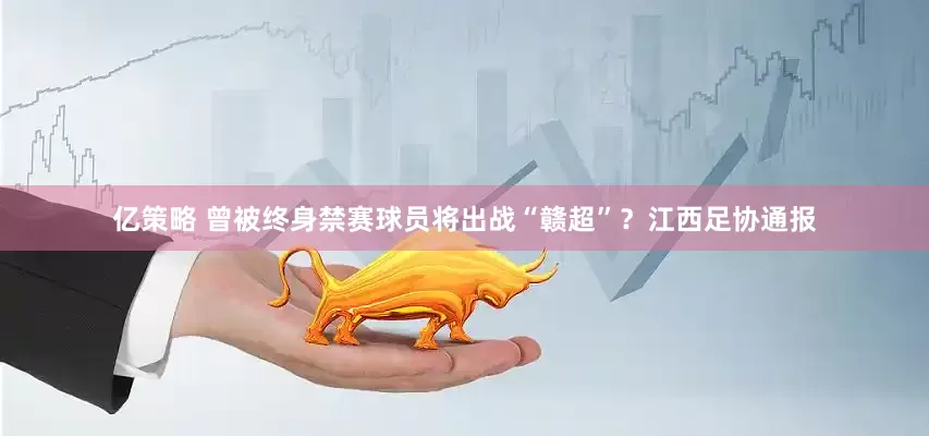 亿策略 曾被终身禁赛球员将出战“赣超”？江西足协通报