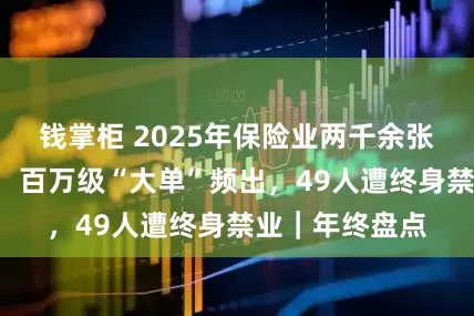钱掌柜 2025年保险业两千余张罚单罚超4亿，百万级“大单”频出，49人遭终身禁业｜年终盘点